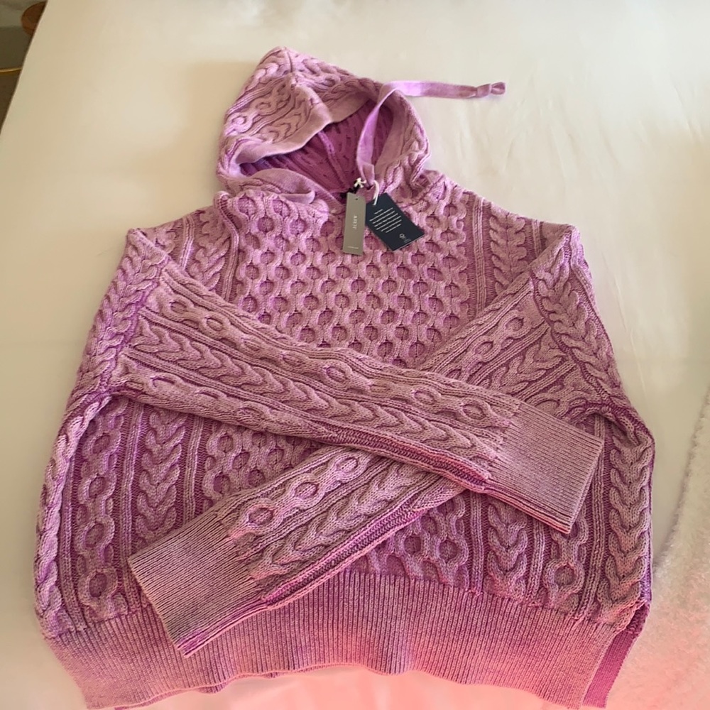 NWT J Crew sweater hoodie.